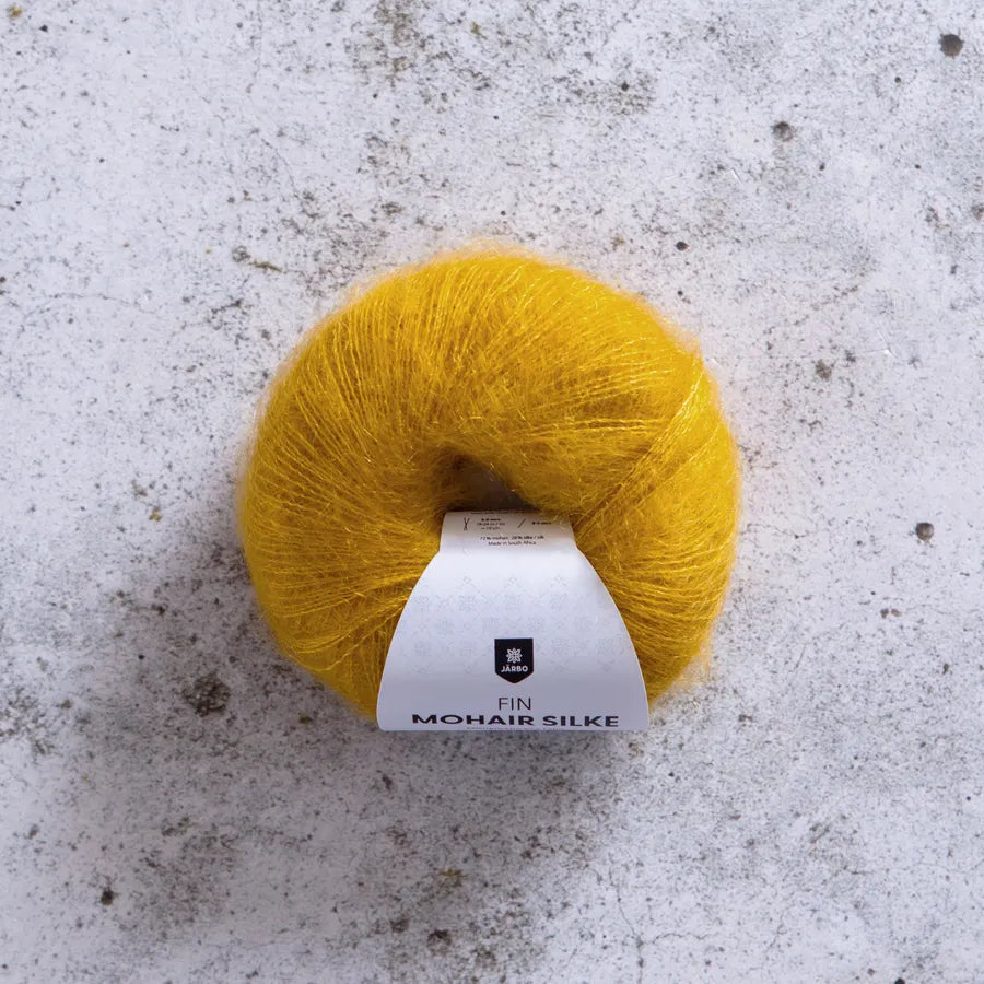 Fin mohair silke