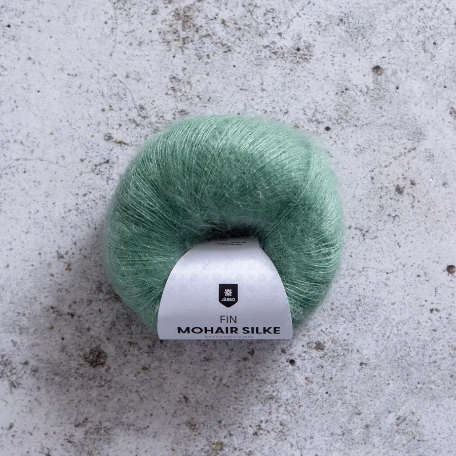Fin mohair silke