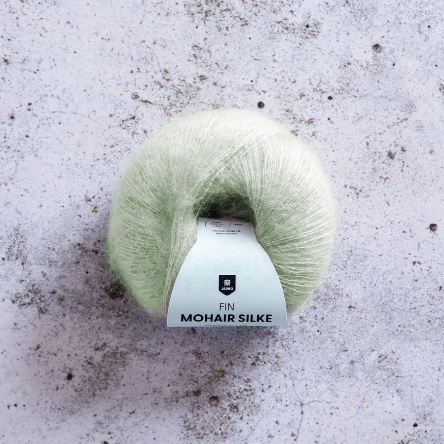 Fin mohair silke