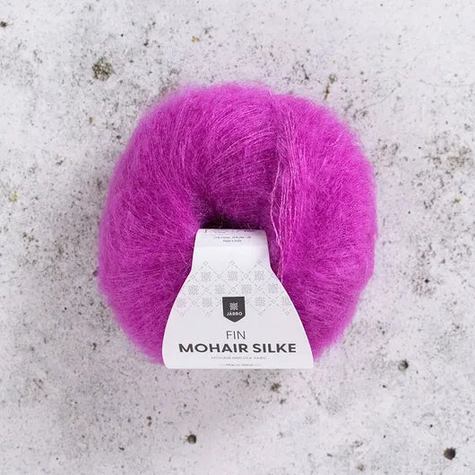 Fin mohair silke