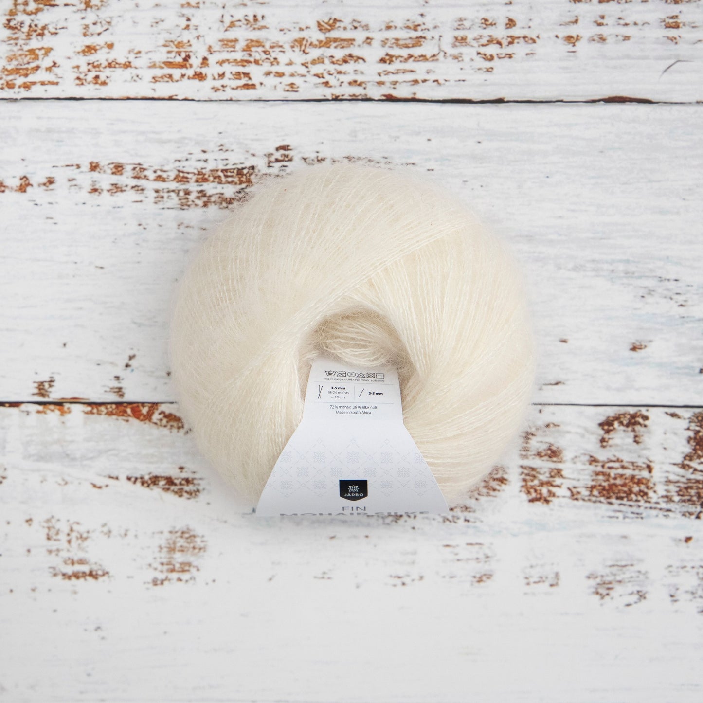Fin mohair silke