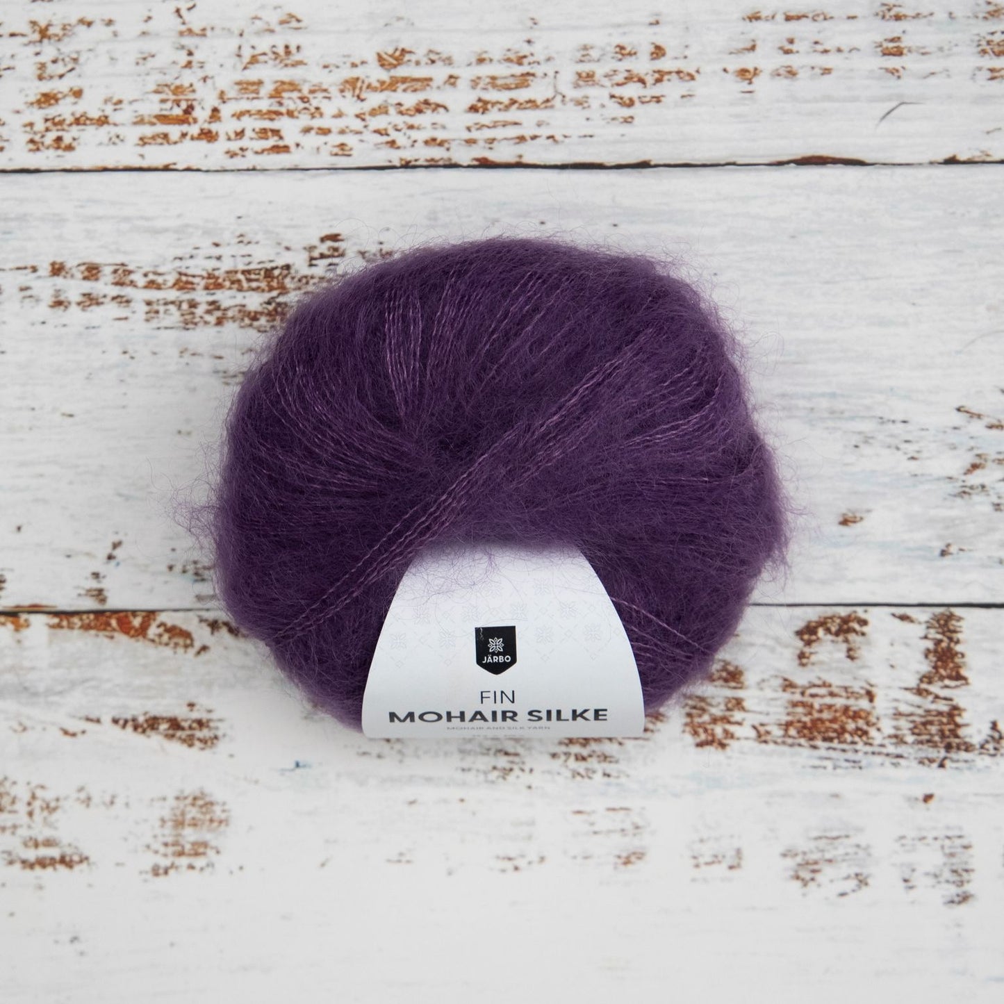 Fin mohair silke