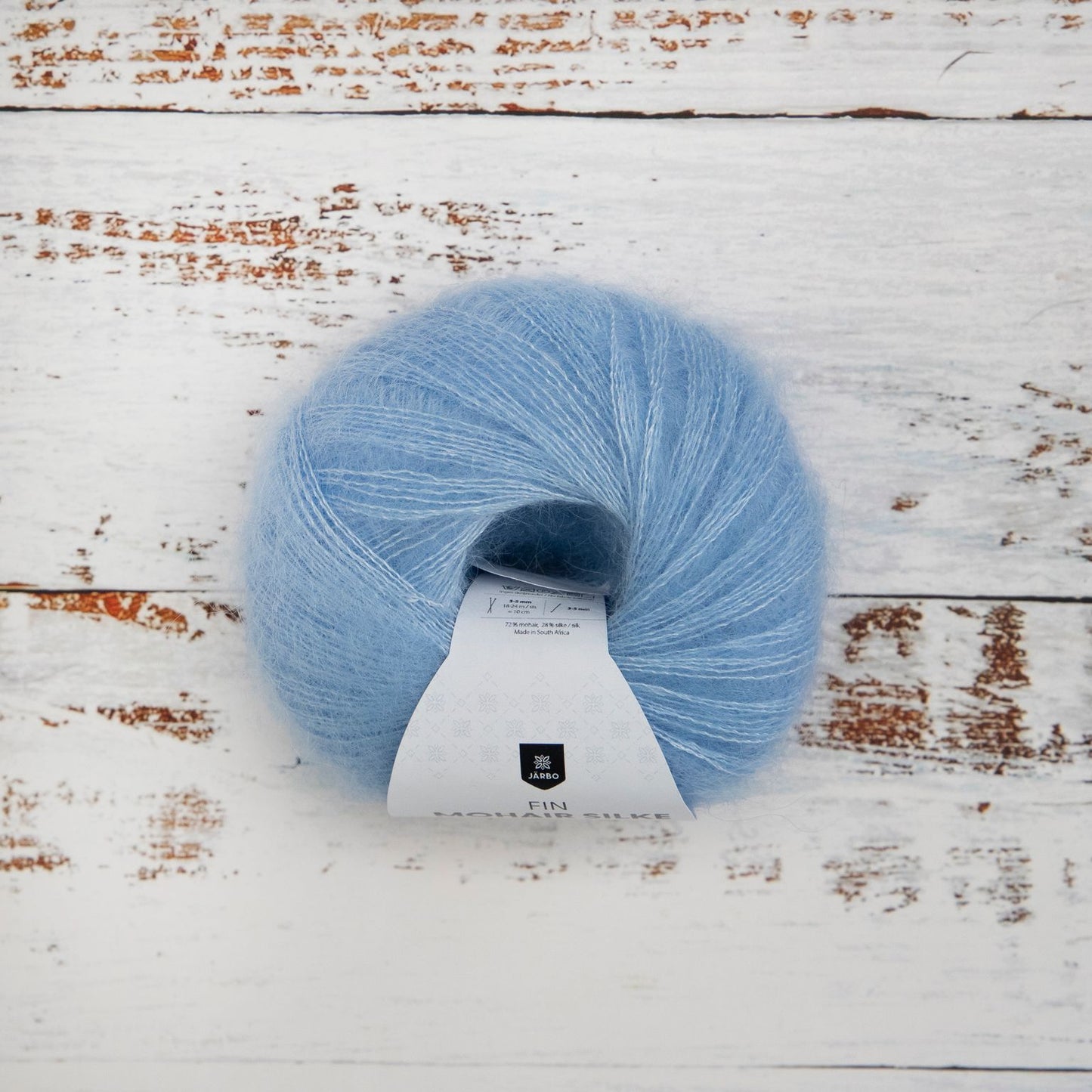 Fin mohair silke
