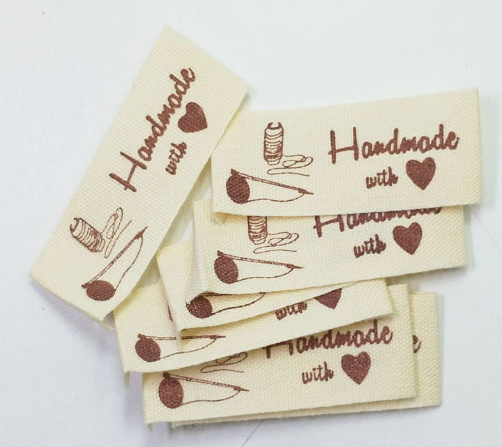 Tøy merkelapper hand made