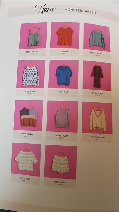 Mønsterhefte 11 Wear
