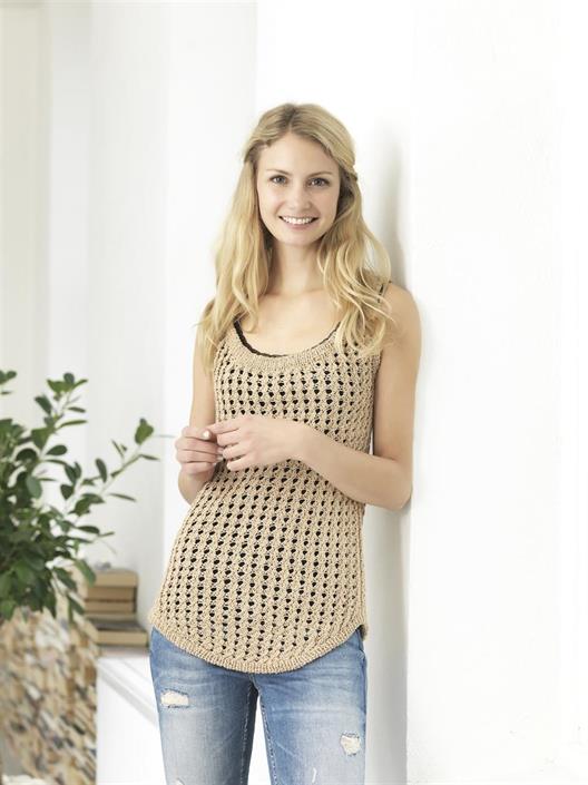 Sommertopp i garnet Novara fra Cewec