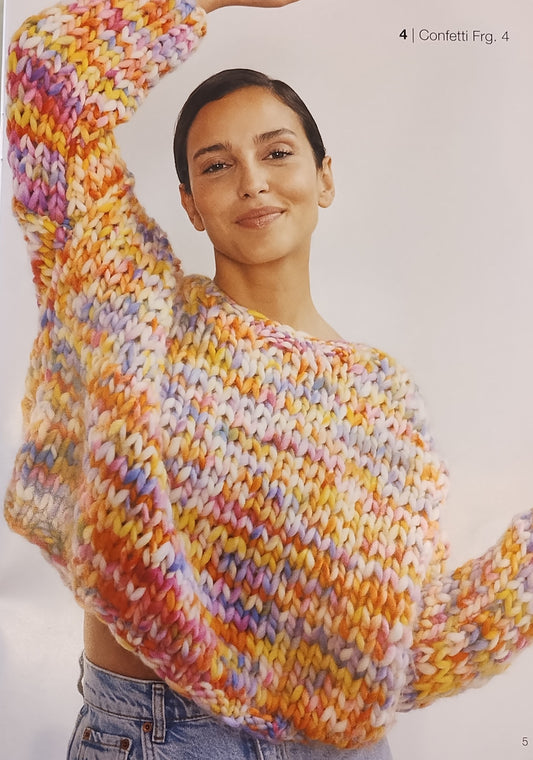 Genser i Konfetti