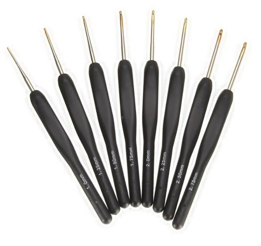 Heklenåler med soft grip