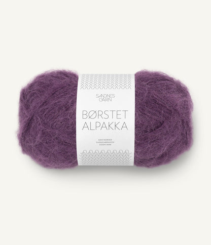 Børstet alpakka